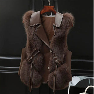 Empress Luxury Faux Fur Gilet